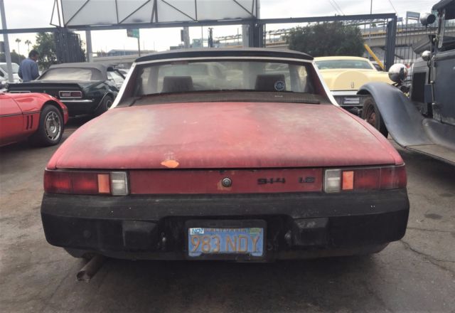 1975 Red Porsche 914 Coupe