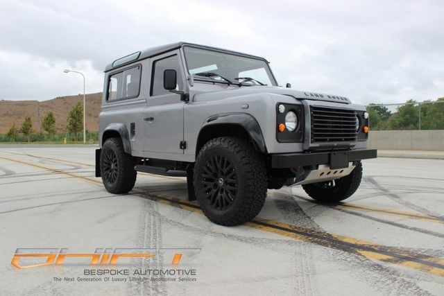 1990 Silver Land Rover Defender