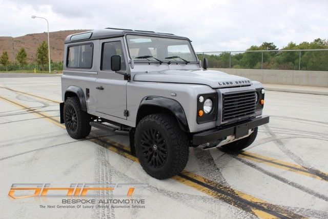 1990 Silver Land Rover Defender