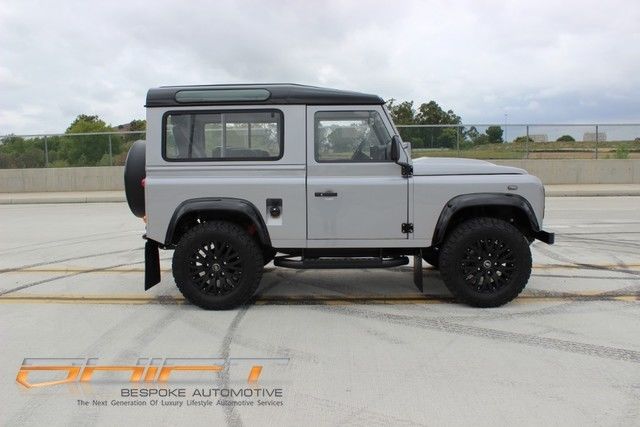 1990 Silver Land Rover Defender