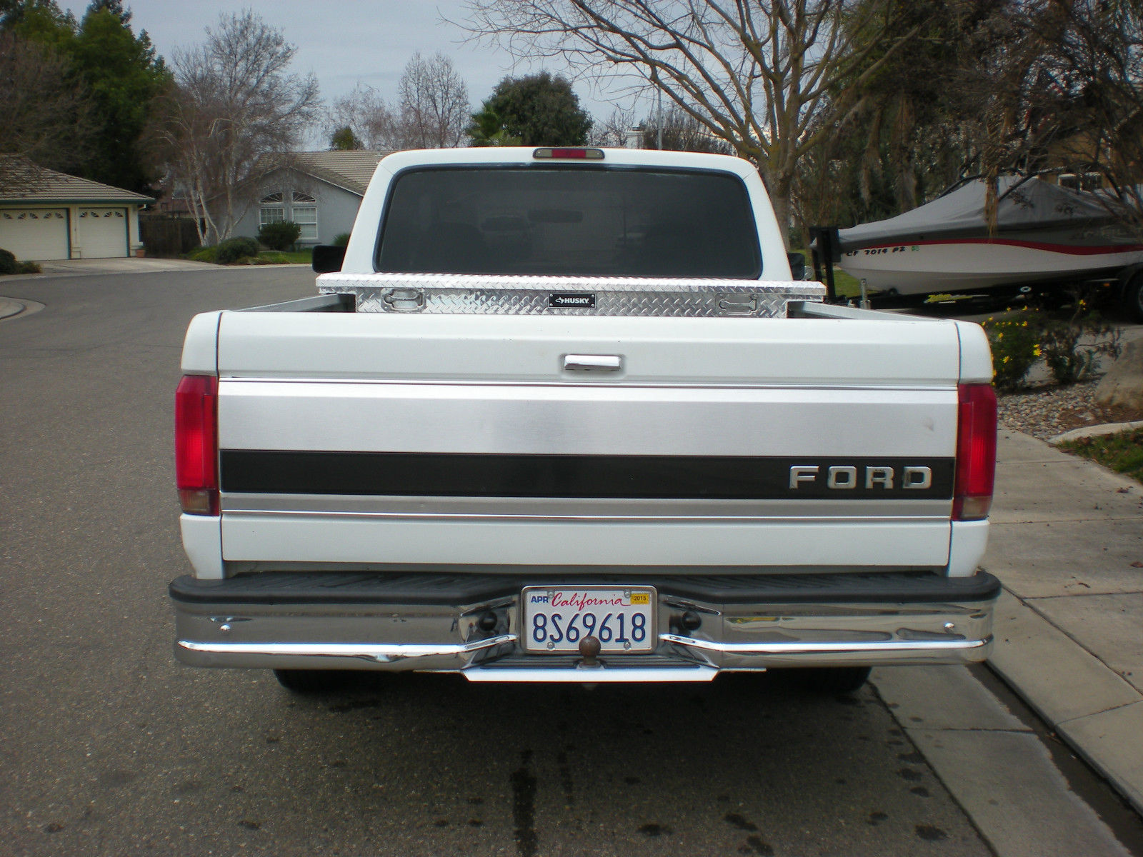1994 White Ford F-150 Extended Cab Pickup