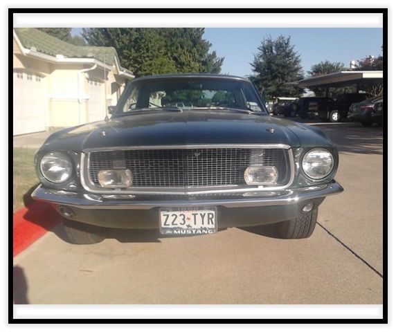 1968 Green Ford Mustang Coupe