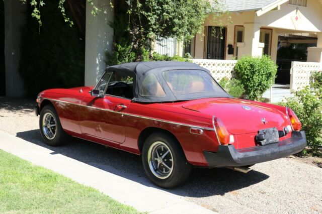 1979 Carmine MG MGB Convertible