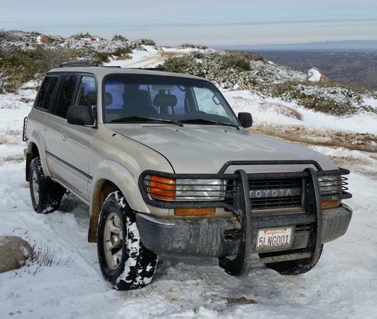 1991 Tan Toyota Land Cruiser