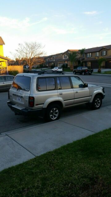 1991 Tan Toyota Land Cruiser