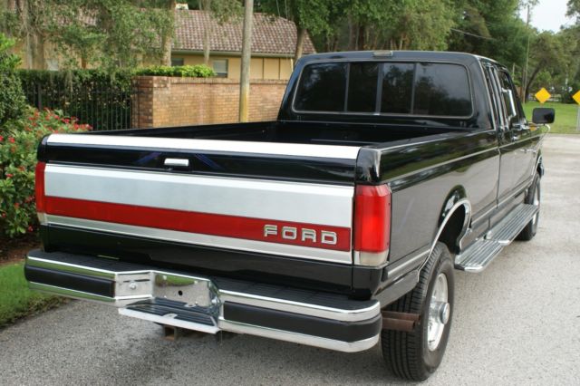 1988 Black Ford F-250 Extended Cab Pickup