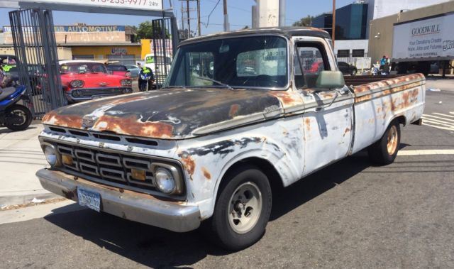 1964 Gray Ford F-100 Pickup (Truck)