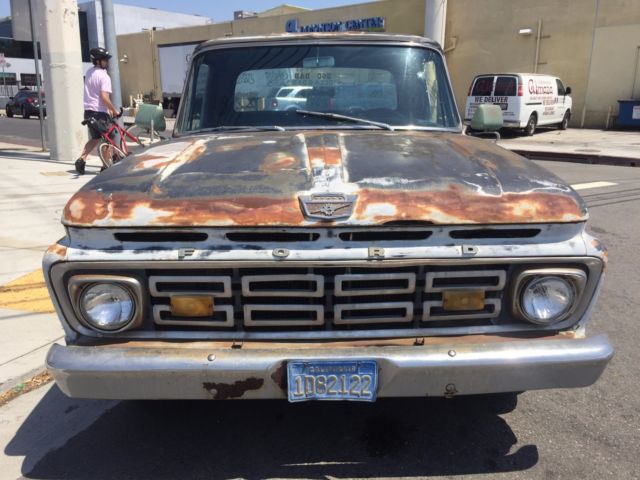 1964 Gray Ford F-100 Pickup (Truck)