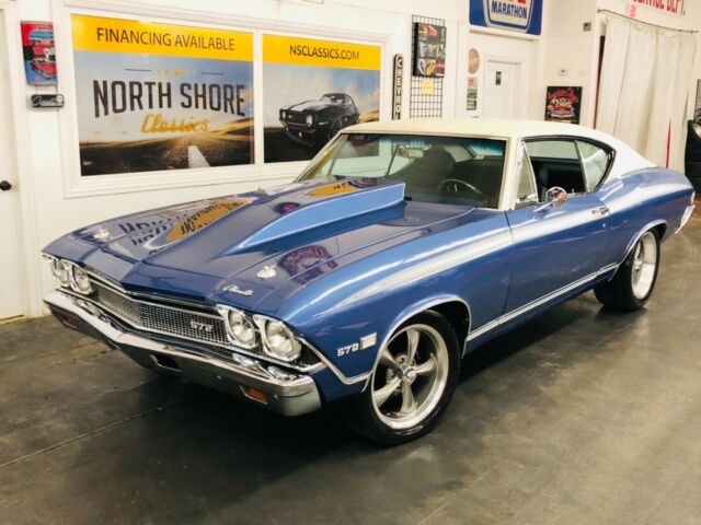 1968 Blue Chevrolet Chevelle Coupe