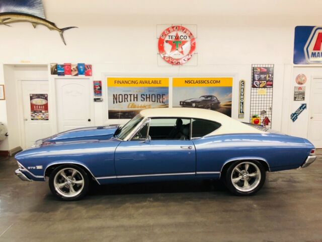 1968 Blue Chevrolet Chevelle Coupe