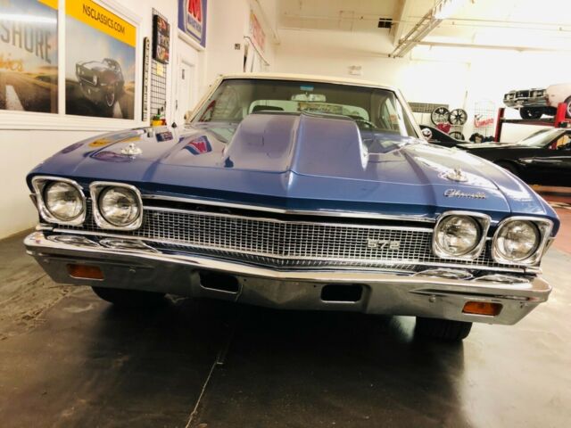 1968 Blue Chevrolet Chevelle Coupe