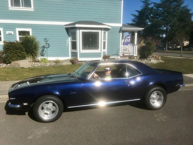 1968 Blue Chevrolet Camaro Coupe
