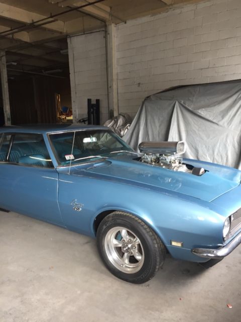 1968 Blue Chevrolet Camaro Coupe