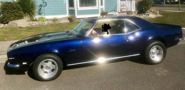 1968 Blue Chevrolet Camaro Coupe
