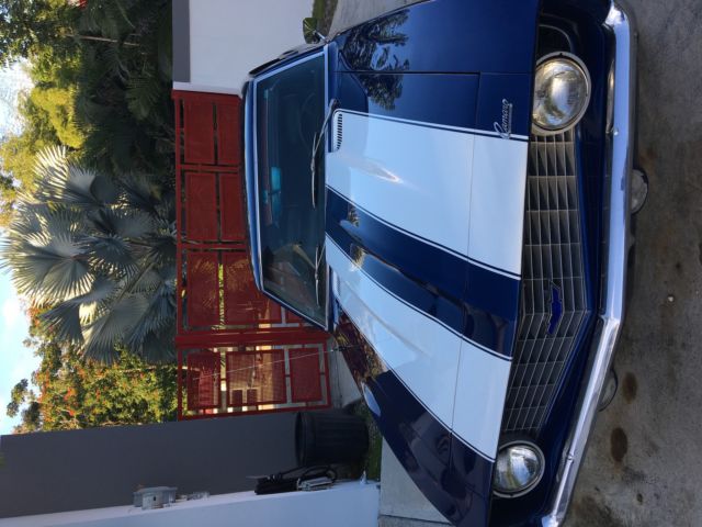 1969 Blue Chevrolet Camaro