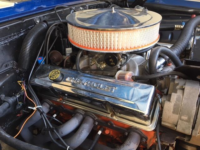 1969 Blue Chevrolet Camaro