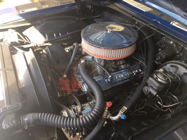 1969 Blue Chevrolet Camaro