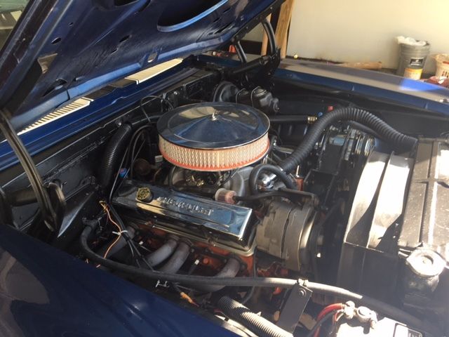 1969 Blue Chevrolet Camaro