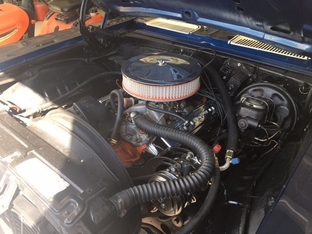 1969 Blue Chevrolet Camaro