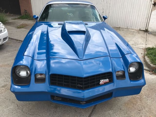 1978 Blue Chevrolet Camaro Coupe