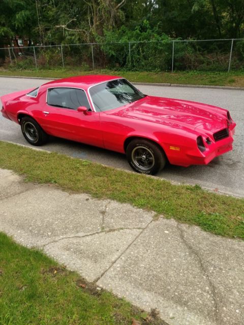 1979 Red Chevrolet Camaro