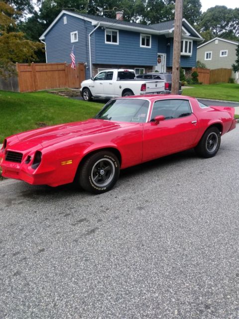 1979 Red Chevrolet Camaro