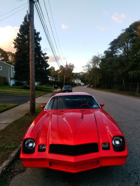 1979 Red Chevrolet Camaro