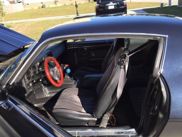 1981 Dark Blue Chevrolet Camaro Coupe