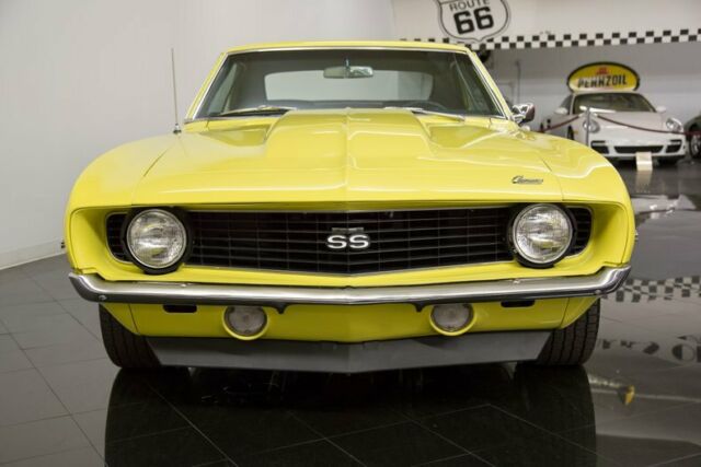 1969 Yellow Chevrolet Camaro Coupe