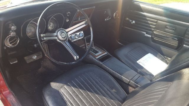 1968 Red Chevrolet Camaro