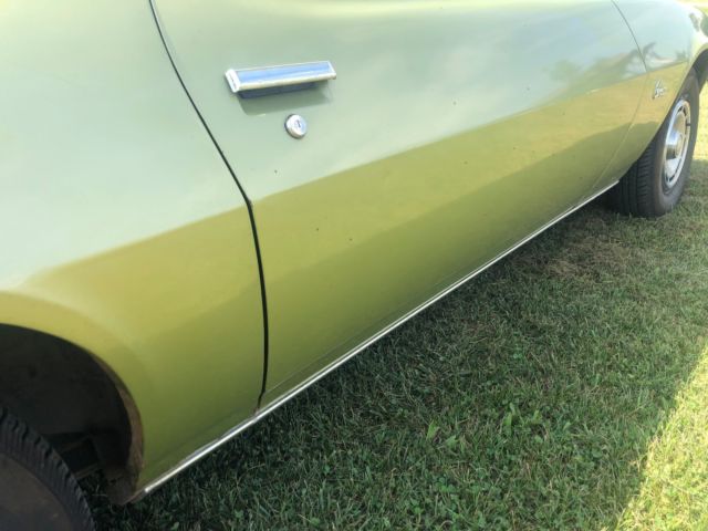 1971 Green Chevrolet Camaro Coupe