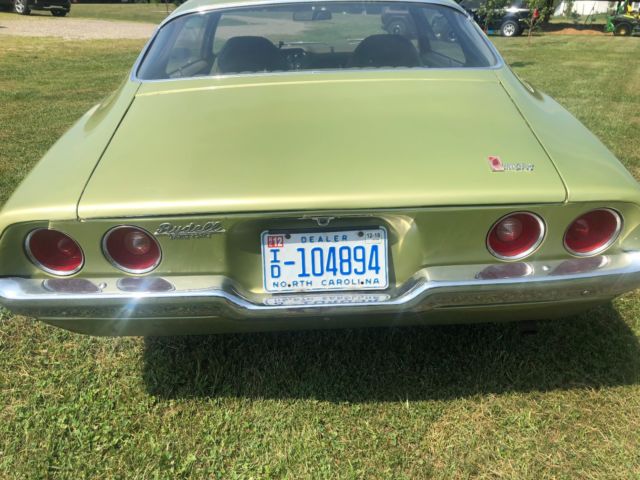 1971 Green Chevrolet Camaro Coupe