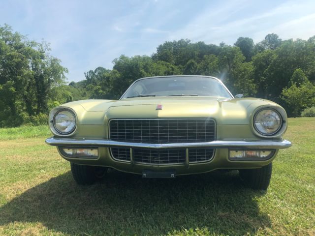 1971 Green Chevrolet Camaro Coupe