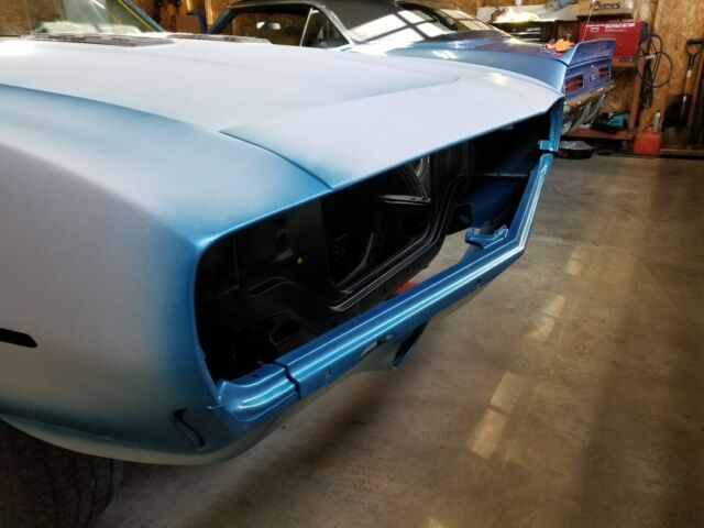 1969 Blue Chevrolet Camaro Convertible
