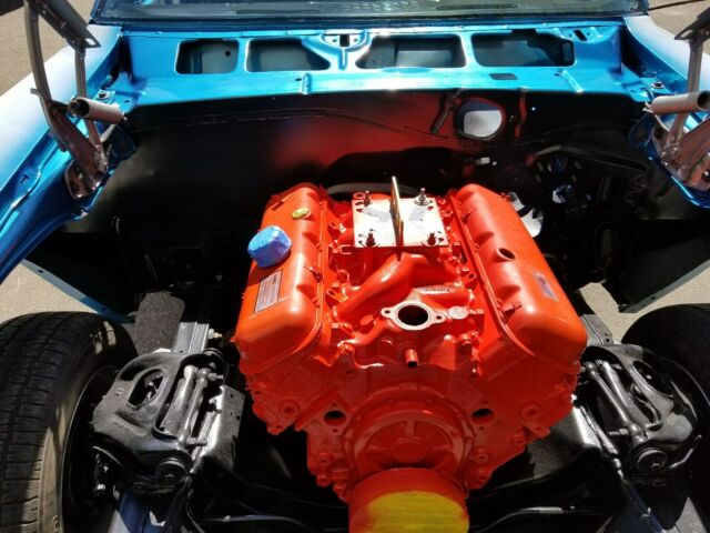 1969 Blue Chevrolet Camaro Convertible