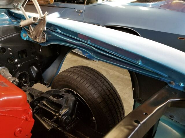 1969 Blue Chevrolet Camaro Convertible