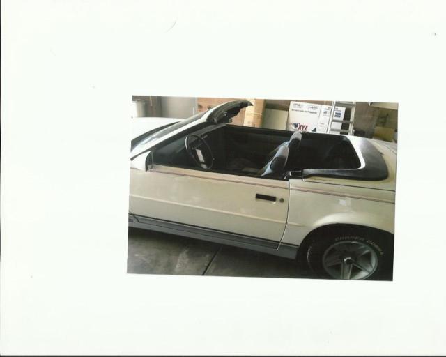 1988 White Chevrolet Camaro Convertible