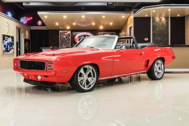 1969 Red Chevrolet Camaro Convertible