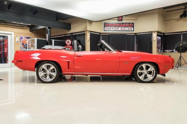 1969 Red Chevrolet Camaro Convertible