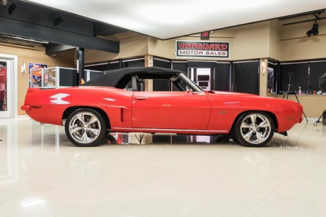 1969 Red Chevrolet Camaro Convertible