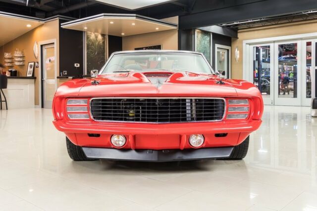 1969 Red Chevrolet Camaro Convertible