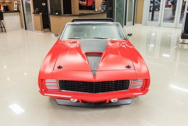 1969 Red Chevrolet Camaro Convertible