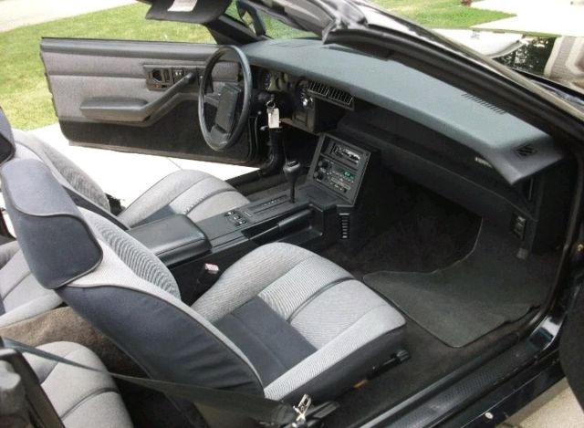 1988 Black Chevrolet Camaro Convertible