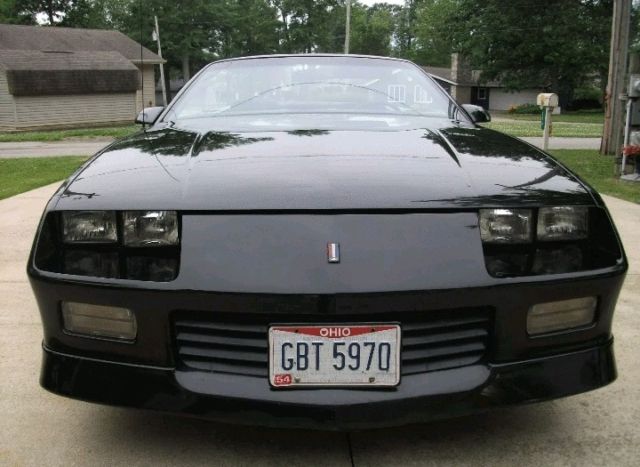 1988 Black Chevrolet Camaro Convertible