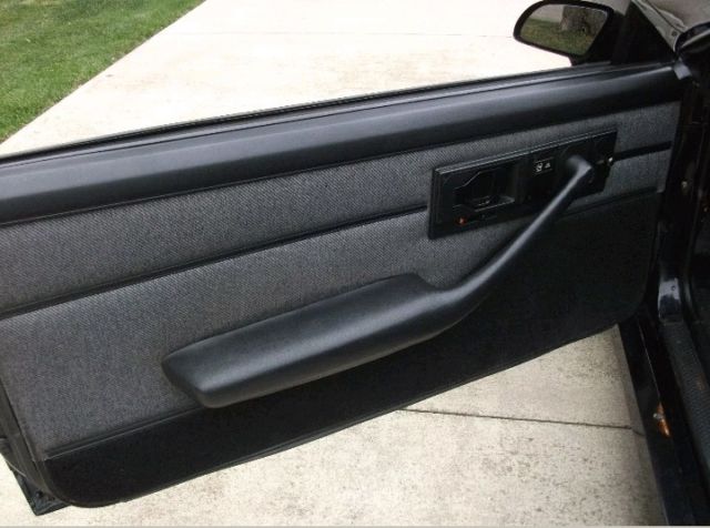 1988 Black Chevrolet Camaro Convertible