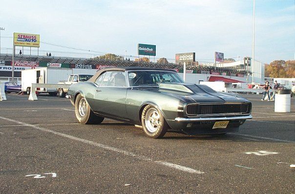 1968 Blue Chevrolet Camaro Convertible