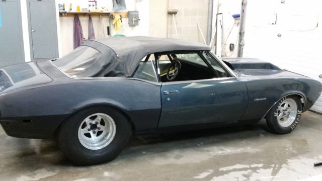1968 Blue Chevrolet Camaro Convertible