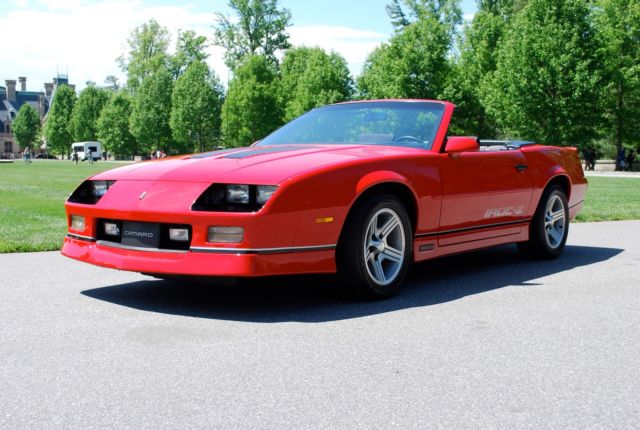 1990 Red Chevrolet Camaro Convertible