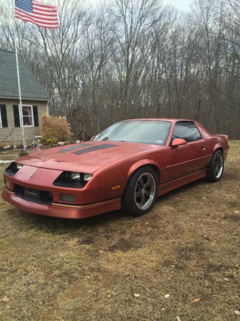 1988 Orange Chevrolet Camaro Coupe