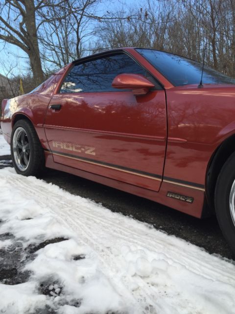1988 Orange Chevrolet Camaro Coupe